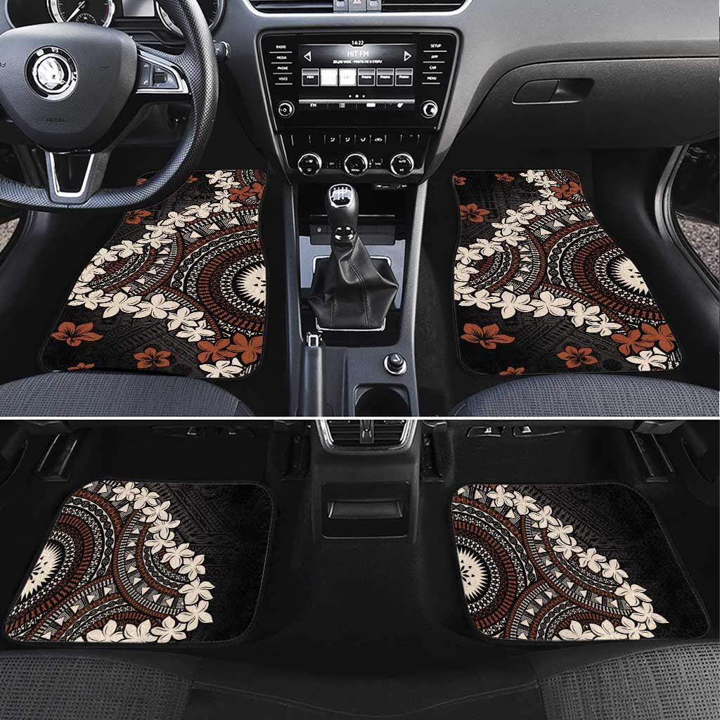 Bula Fiji Women's Day Car Mats Classic Masi Tapa