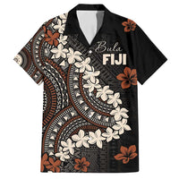 Bula Fiji Women's Day Family Matching Off Shoulder Short Dress and Hawaiian Shirt Classic Masi Tapa