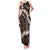 Bula Fiji Women's Day Family Matching Tank Maxi Dress and Hawaiian Shirt Classic Masi Tapa