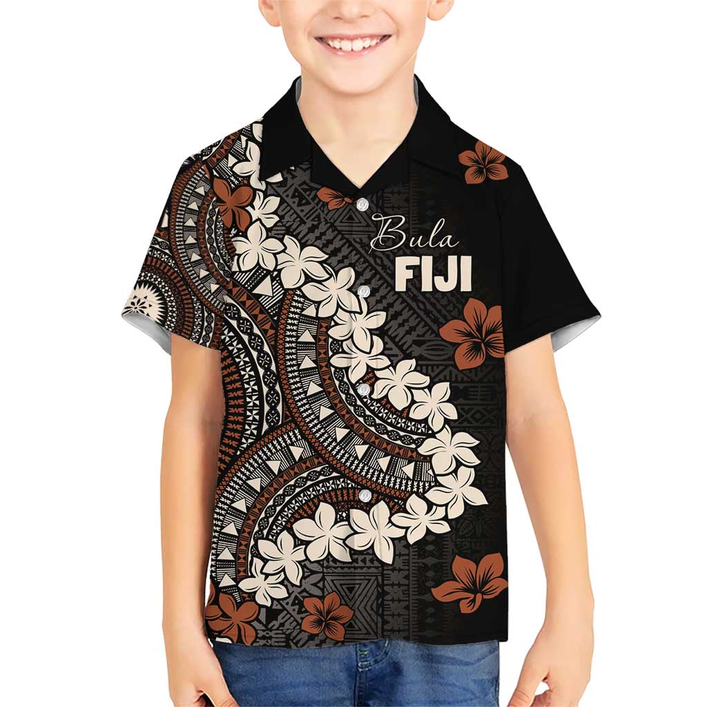 Bula Fiji Women's Day Kid Hawaiian Shirt Classic Masi Tapa