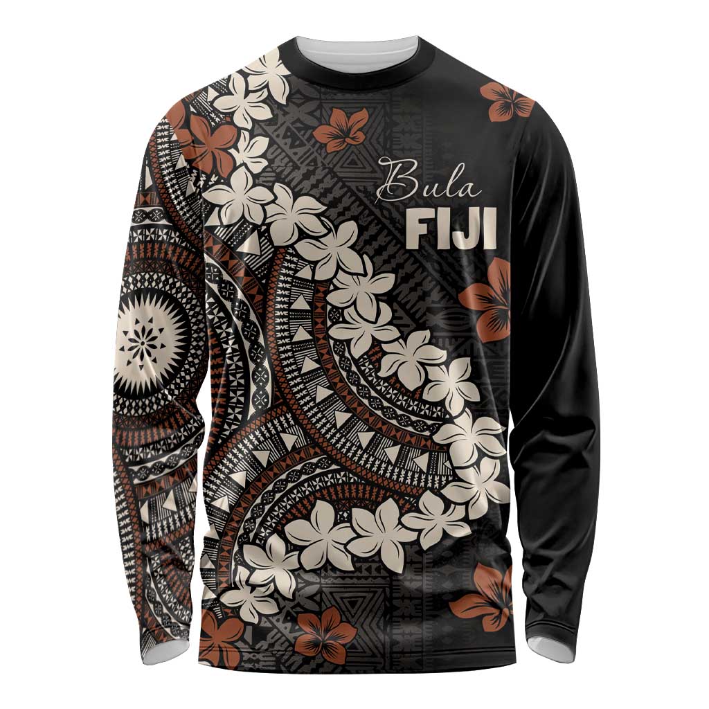 Bula Fiji Women's Day Long Sleeve Shirt Classic Masi Tapa