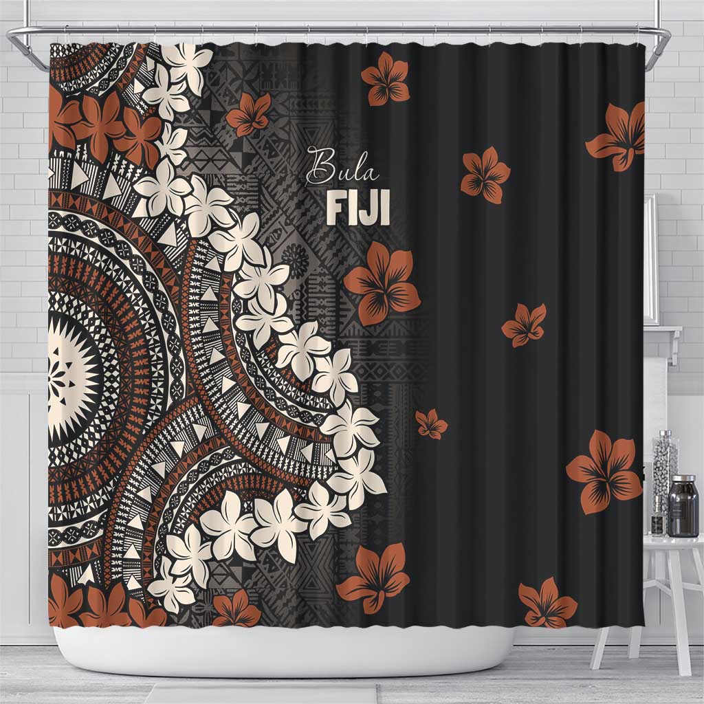 Bula Fiji Women's Day Shower Curtain Classic Masi Tapa