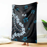 Bula Fiji Women's Day Blanket Indigo Masi Tapa