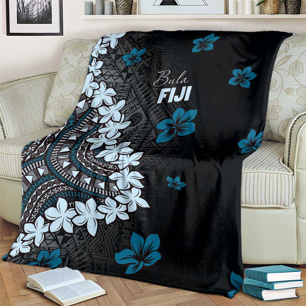 Bula Fiji Women's Day Blanket Indigo Masi Tapa