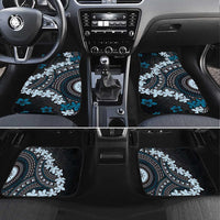 Bula Fiji Women's Day Car Mats Indigo Masi Tapa