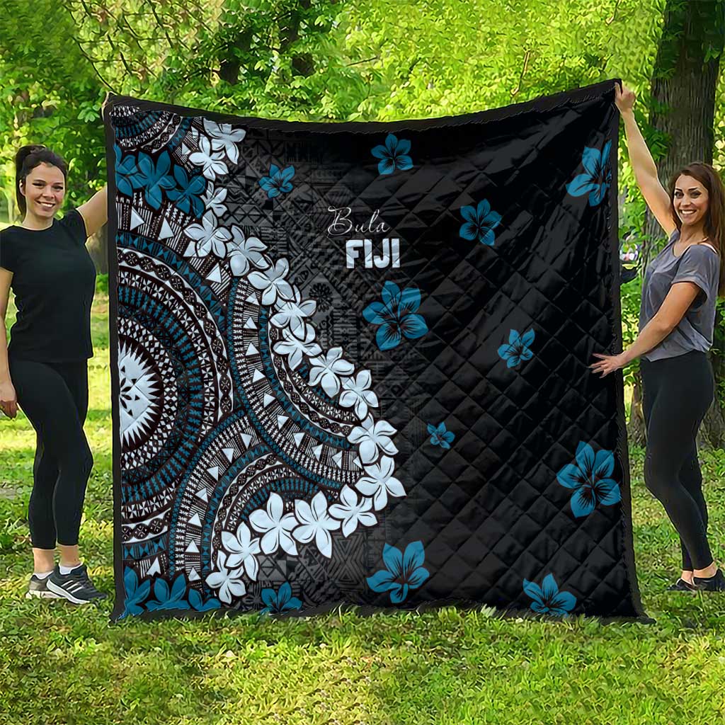 Bula Fiji Women's Day Quilt Indigo Masi Tapa