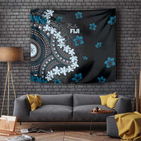 Bula Fiji Women's Day Tapestry Indigo Masi Tapa