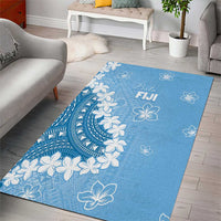Bula Fiji Women's Day Area Rug Turquoise Masi Tapa LT7