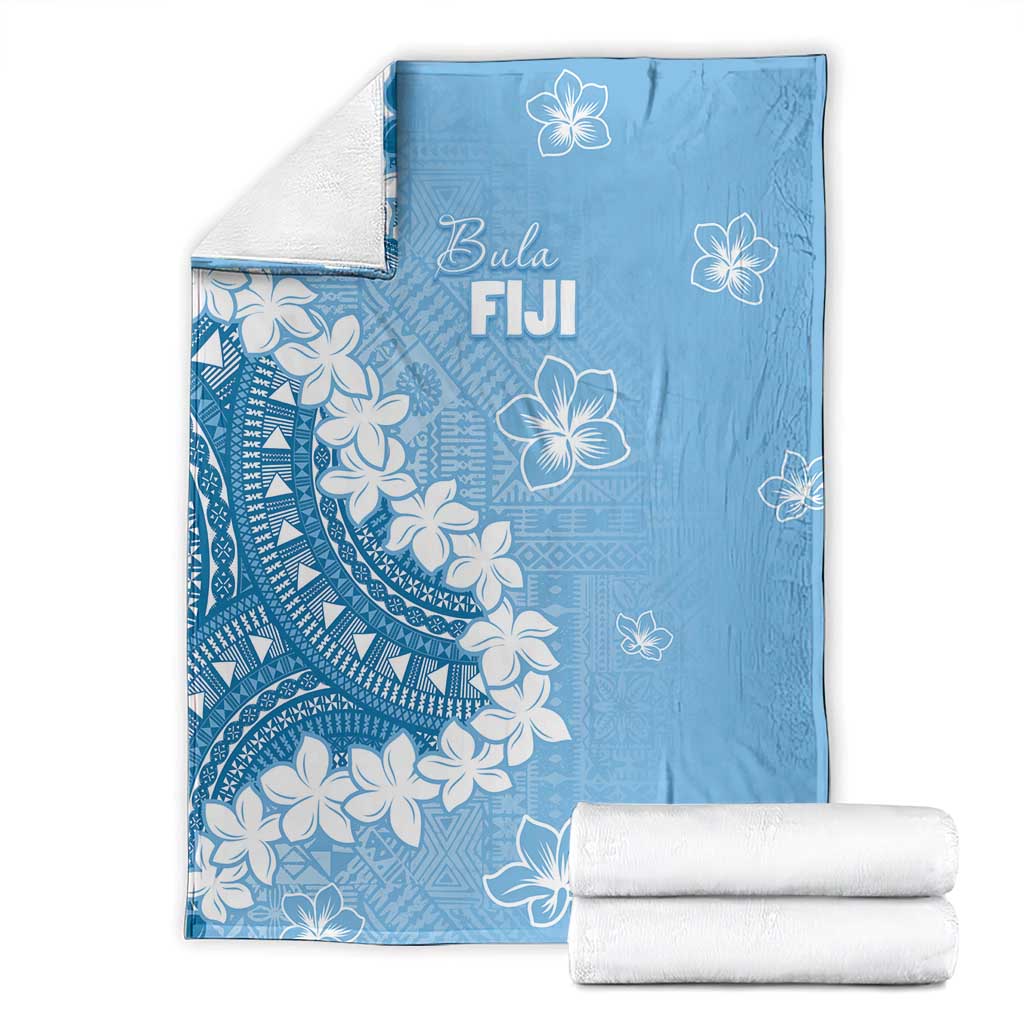 Bula Fiji Women's Day Blanket Turquoise Masi Tapa LT7