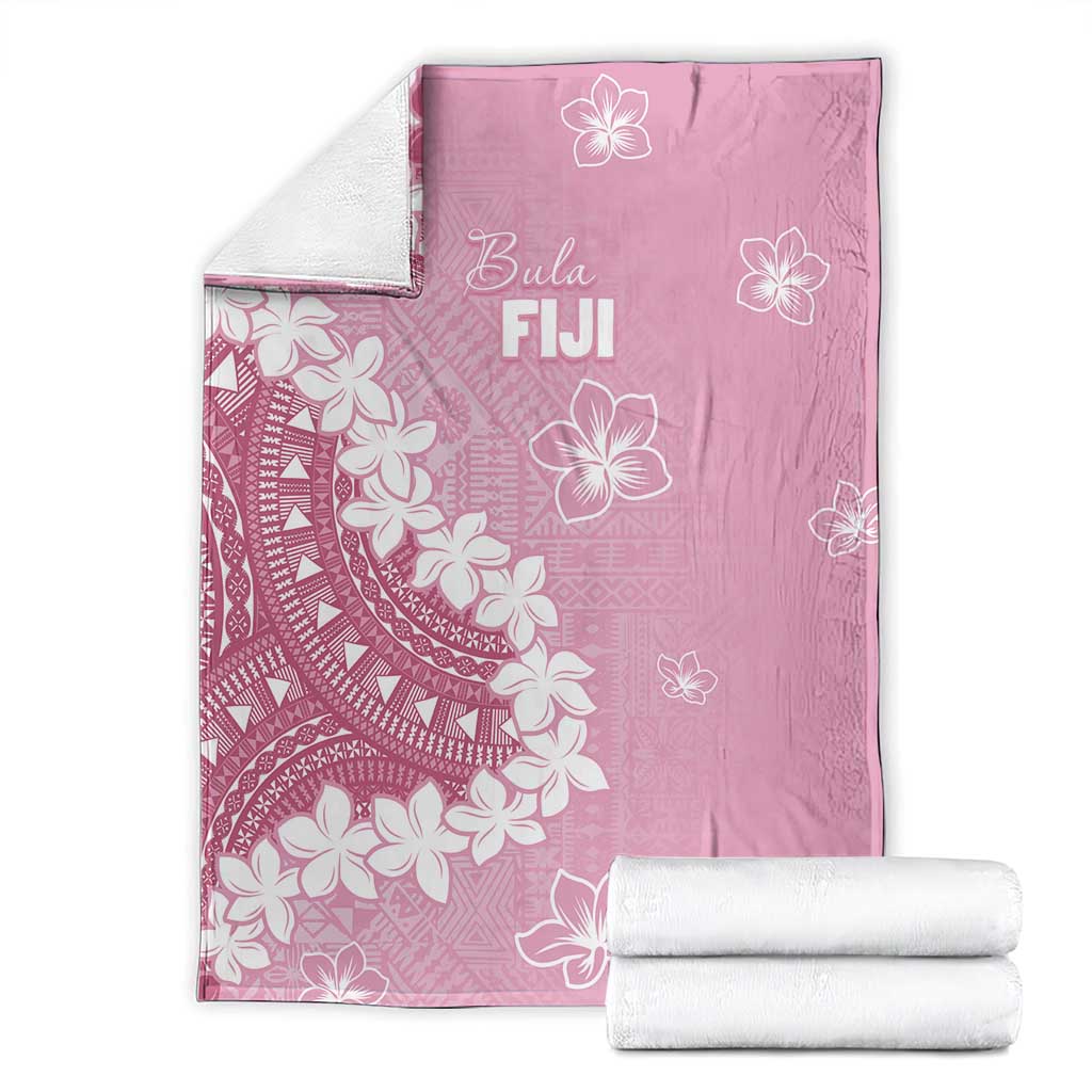 Bula Fiji Women's Day Blanket Pink Masi Tapa