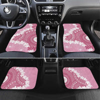 Bula Fiji Women's Day Car Mats Pink Masi Tapa