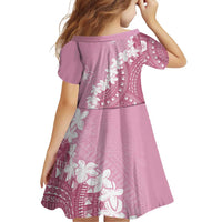 Bula Fiji Women's Day Family Matching Puletasi and Hawaiian Shirt Pink Masi Tapa