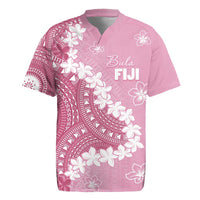 Bula Fiji Women's Day Rugby Jersey Pink Masi Tapa
