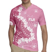 Bula Fiji Women's Day Rugby Jersey Pink Masi Tapa