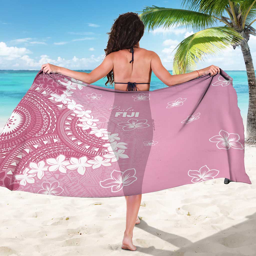 Bula Fiji Women's Day Sarong Pink Masi Tapa