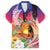Polynesian Dreamy Turtle Family Matching Long Sleeve Bodycon Dress and Hawaiian Shirt Sunset Scenery
