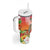 Polynesian Dreamy Turtle Tumbler With Handle Sunset Scenery