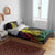 New Caledonia Kanaky Bedding Set Stylized Fleche Faitiere With Kagu Bird