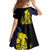 New Caledonia Kanaky Family Matching Tank Maxi Dress and Hawaiian Shirt Stylized Fleche Faitiere With Kagu Bird