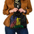 New Caledonia Kanaky Shoulder Handbag Stylized Fleche Faitiere With Kagu Bird