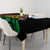 New Caledonia Kanaky Tablecloth Stylized Fleche Faitiere With Kagu Bird