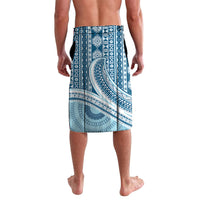 Bula Fiji Vintage Tapa Lavalava Kaivity Masi Wave Motifs - Turquoise