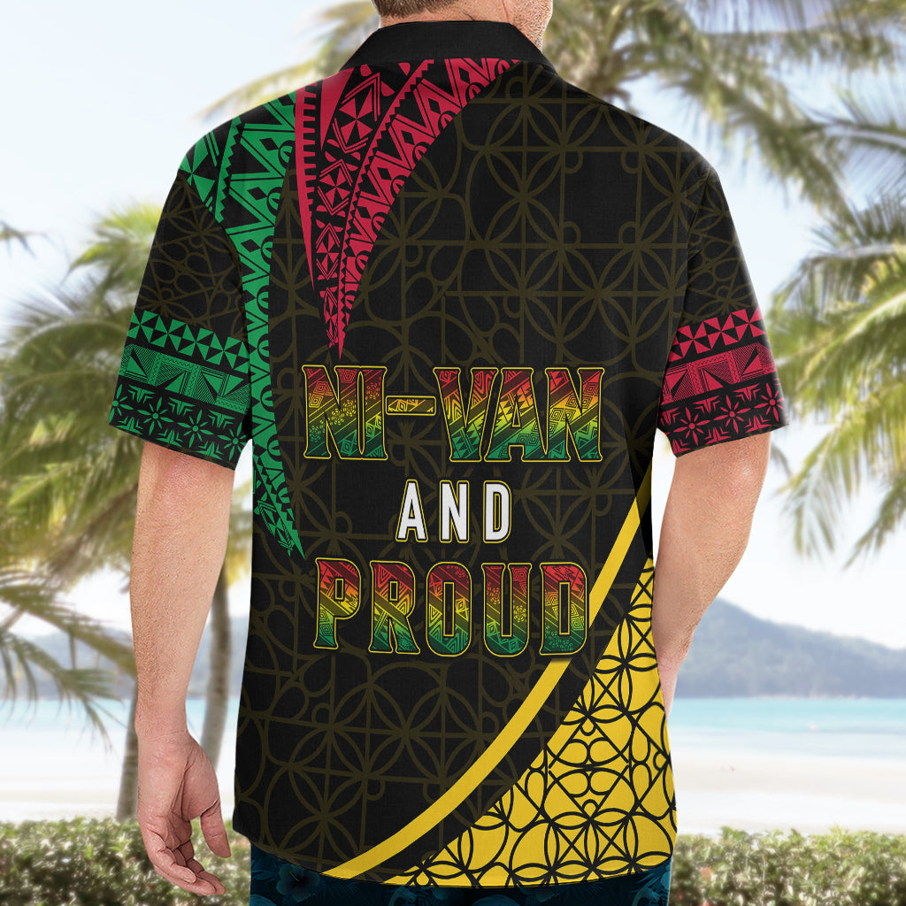 Personalised Vanuatu Hawaiian Shirt Melanesian Sand Drawing Mixed - Ni Van and Proud LT7 - Polynesian Pride