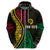 Custom Vanuatu Hoodie Melanesian Sand Drawing Mixed Ni Van and Proud LT7 - Polynesian Pride