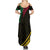 Personalised Vanuatu Summer Maxi Dress Melanesian Sand Drawing Mixed - Ni Van and Proud LT7 - Polynesian Pride