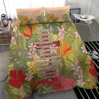 Mahalo Hawaii - Ka Pule a ka Haku Bedding Set Tropical Flowers LT7 - Polynesian Pride