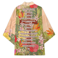 Mahalo Hawaii - Ka Pule a ka Haku Kimono Tropical Flowers LT7 - Polynesian Pride