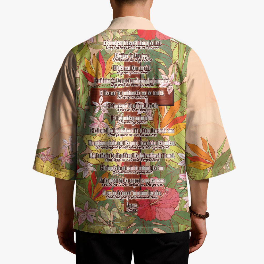 Mahalo Hawaii - Ka Pule a ka Haku Kimono Tropical Flowers LT7 - Polynesian Pride