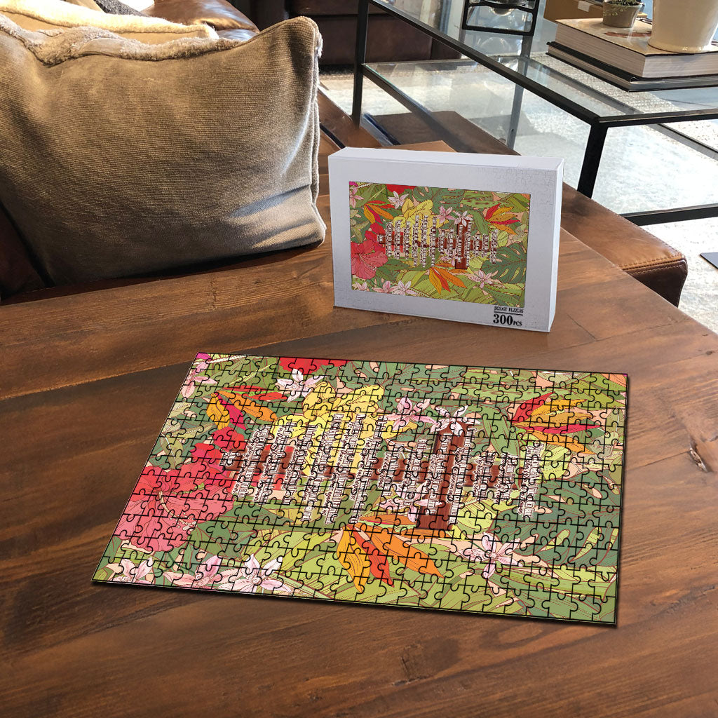Mahalo Hawaii - Ka Pule a ka Haku Puzzle Tropical Flowers LT7 - Polynesian Pride