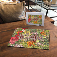 Mahalo Hawaii - Ka Pule a ka Haku Puzzle Tropical Flowers LT7 - Polynesian Pride