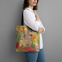 Mahalo Hawaii - Ka Pule a ka Haku Tote Bag Tropical Flowers LT7 - Polynesian Pride