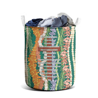 Mahalo Hawaii - Ka Pule a ka Haku Laundry Basket Mixed Lei LT7 - Polynesian Pride
