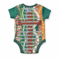 Mahalo Hawaii - ⁠Ka Pule a ka Haku Baby Onesie Mixed Lei