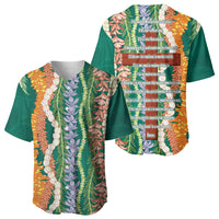 Mahalo Hawaii - Ka Pule a ka Haku Baseball Jersey Mixed Lei LT7 - Polynesian Pride