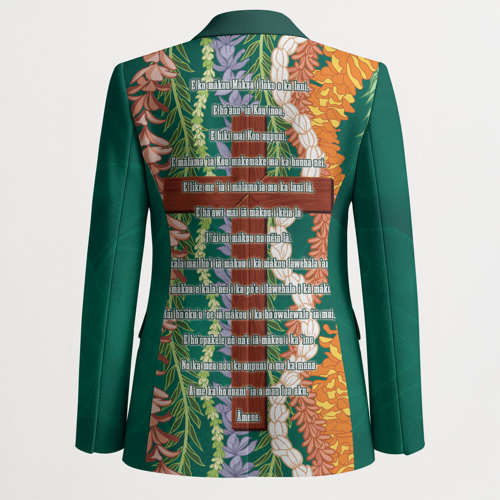 Mahalo Hawaii - Ka Pule a ka Haku Blazer Mixed Lei LT7 - Polynesian Pride