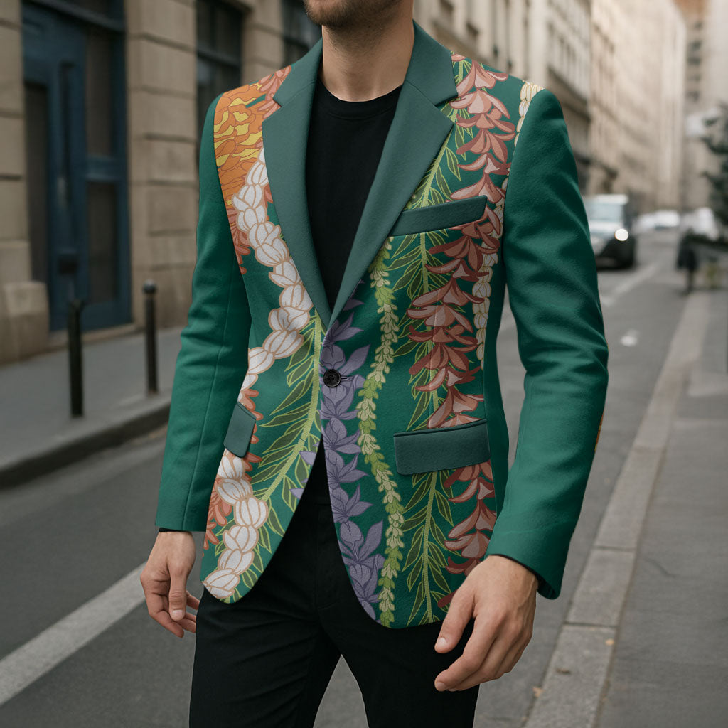 Mahalo Hawaii - Ka Pule a ka Haku Blazer Mixed Lei LT7 - Polynesian Pride