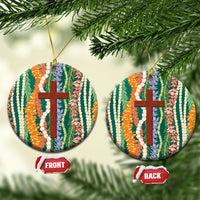 Mahalo Hawaii - ⁠Ka Pule a ka Haku Ceramic Ornament Mixed Lei