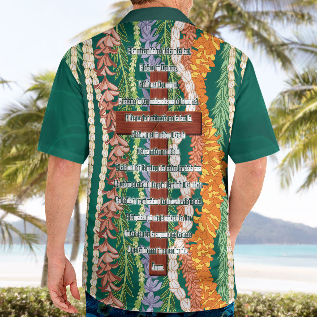 Mahalo Hawaii - Ka Pule a ka Haku Hawaiian Shirt Mixed Lei LT7 - Polynesian Pride