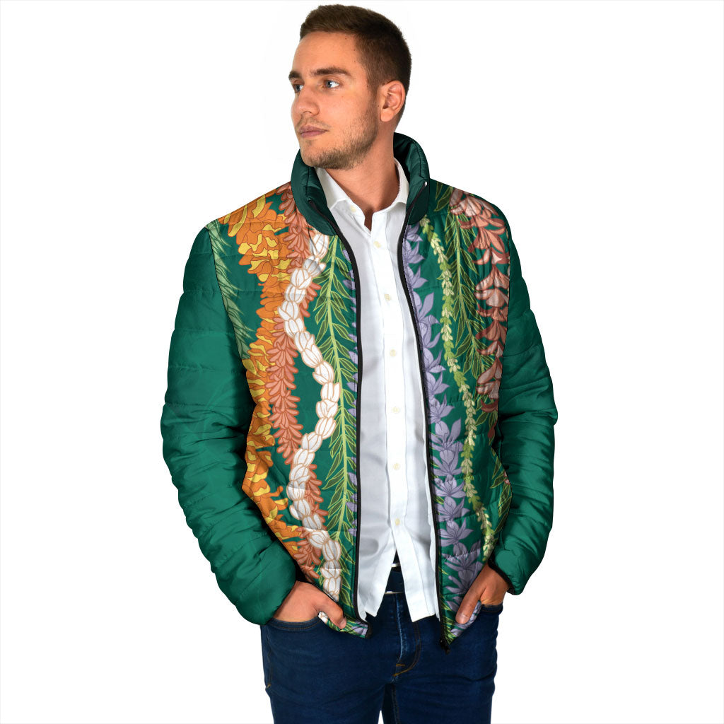 Mahalo Hawaii - Ka Pule a ka Haku Padded Jacket Mixed Lei LT7 - Polynesian Pride