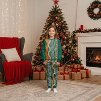 Mahalo Hawaii - ⁠Ka Pule a ka Haku Christmas Pajama Set Mixed Lei