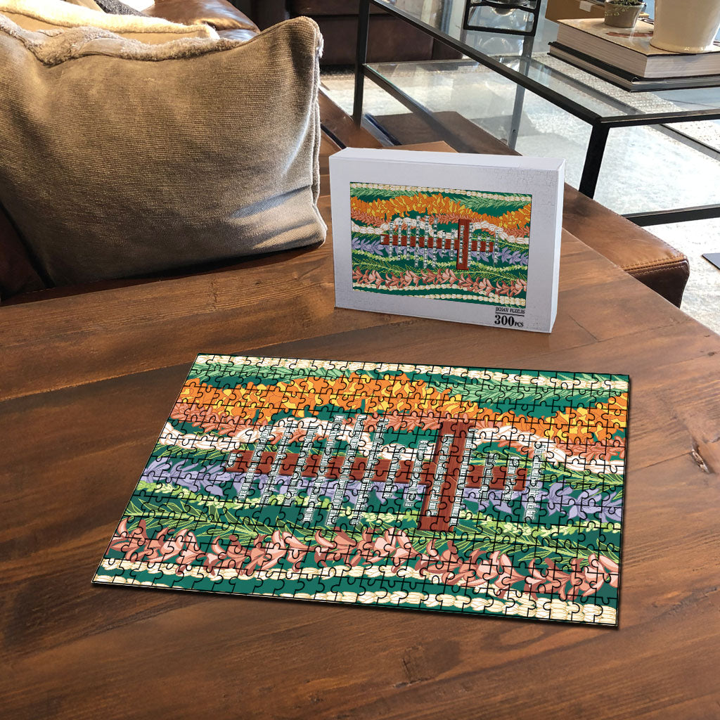 Mahalo Hawaii - Ka Pule a ka Haku Puzzle Mixed Lei LT7 - Polynesian Pride