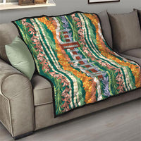 Mahalo Hawaii - Ka Pule a ka Haku Quilt Mixed Lei LT7 - Polynesian Pride
