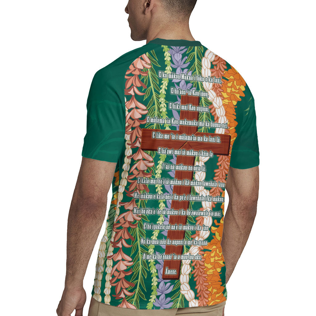 Mahalo Hawaii - Ka Pule a ka Haku Rugby Jersey Mixed Lei LT7 - Polynesian Pride