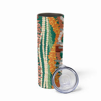 Mahalo Hawaii - Ka Pule a ka Haku Skinny Tumbler Mixed Lei LT7 - Polynesian Pride