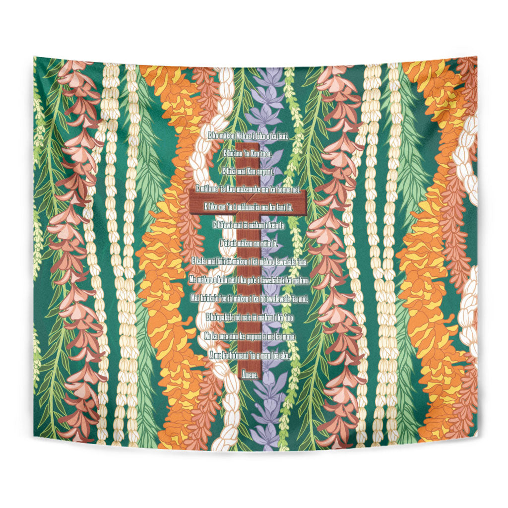 Mahalo Hawaii - Ka Pule a ka Haku Tapestry Mixed Lei LT7 - Polynesian Pride