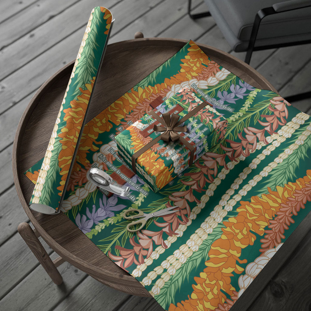 Mahalo Hawaii - The Lord's Prayers Wrapping Paper Mixed Lei